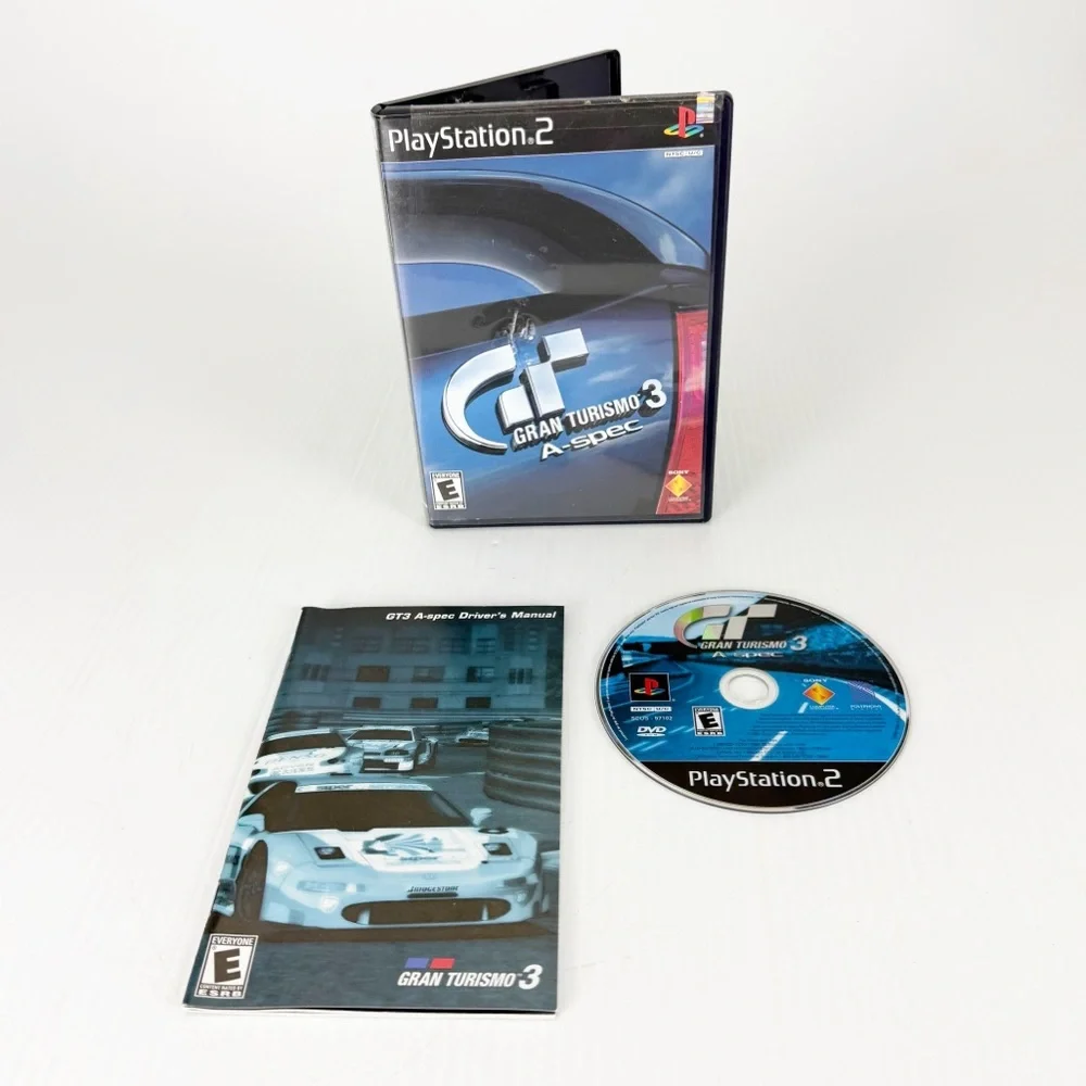 Gran Turismo 3 A-Spec Video Game for Sony PlayStation 2 PS2 Complete